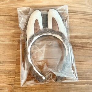 New Pop Mart Brown Chestnut Cocoa The Monsters Labubu Zimomo Ears Plush Headband